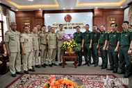Cambodian police delegation visits An Giang border troops